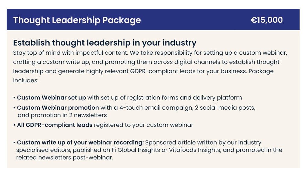 Thought Leadership package